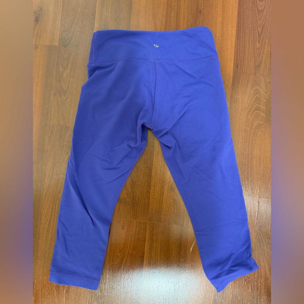 lululemon athletica Purple OR black reversible Leggings